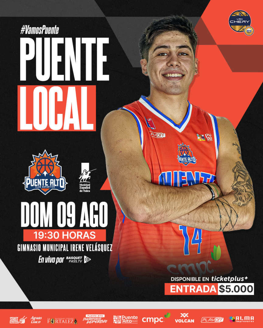 M. Puente Alto vs E. de Talca / LNB / Liga CHERY by Cecinas Llanquihue / Semana 5 / Fase Zonal