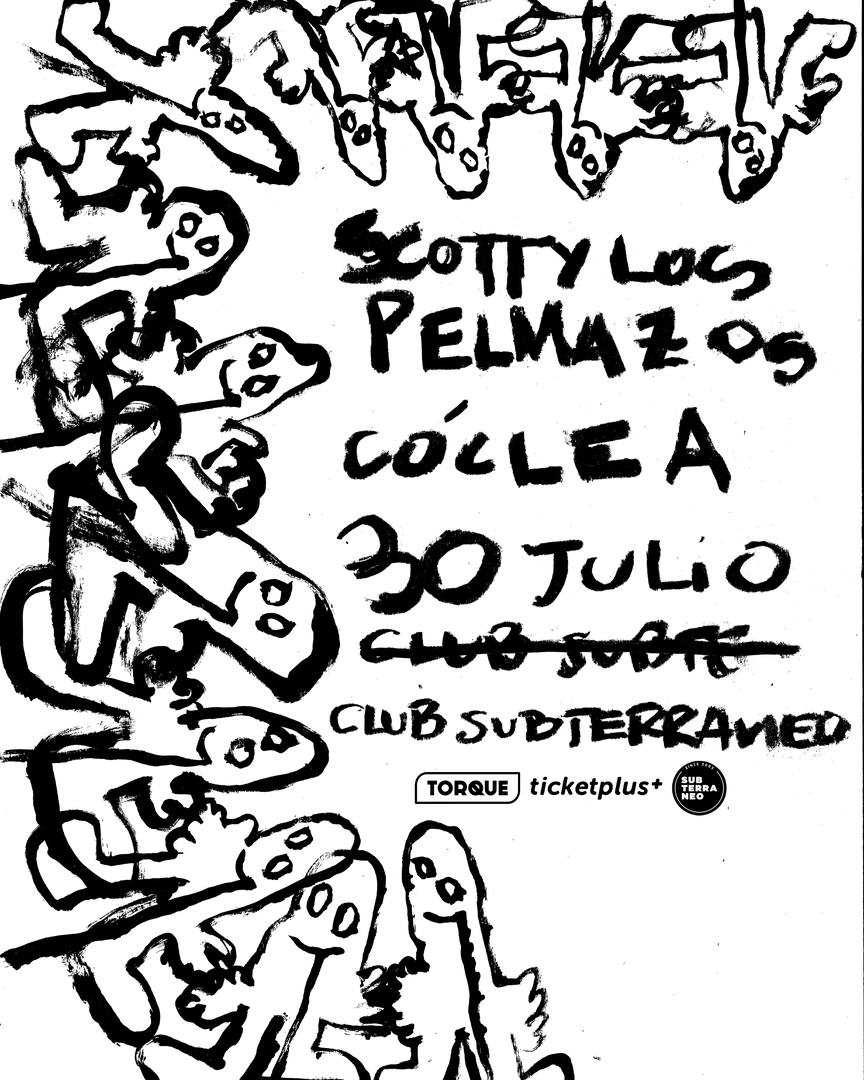 SCOTT Y LOS PELMAZOS + CÓCLEA 🎵 JUEVES 30 JULIO ★ Club Subterráneo 