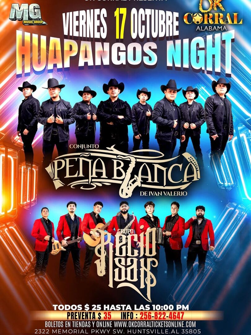 Conjunto Pena Blanca-Recio Sax-Huapangos Night