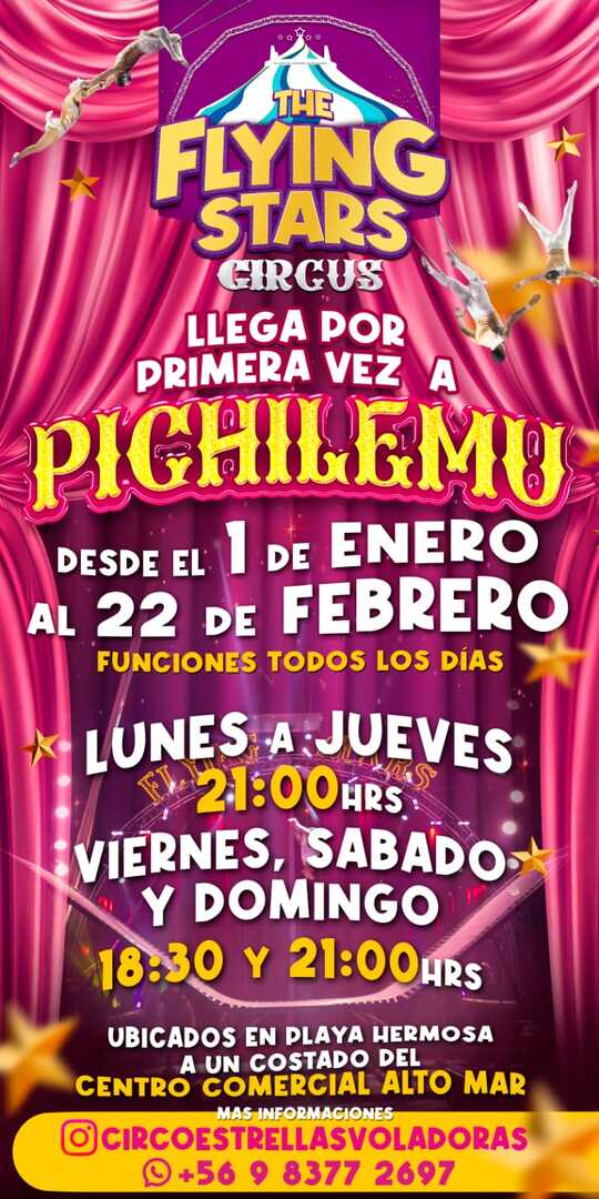 Circo Las Estrellas Voladoras - Pichilemu 2026