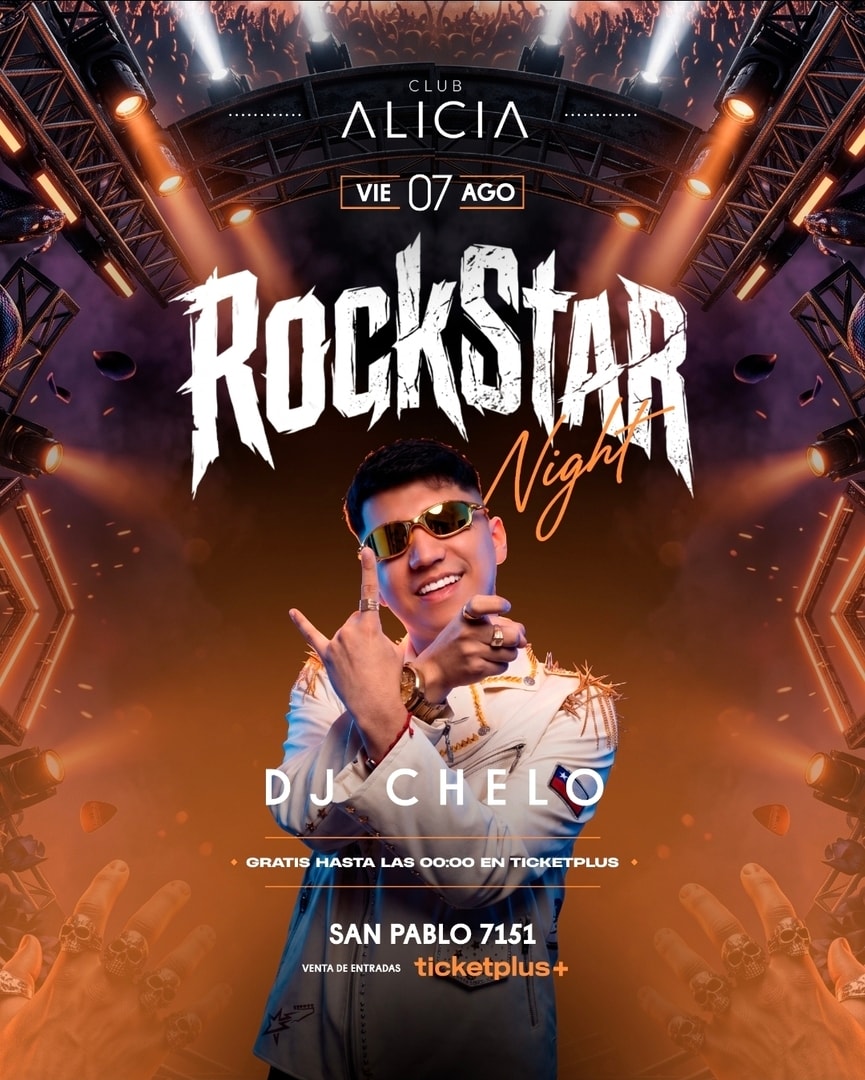 DJ CHELO EN VIVO VIERNES 7 DE JULIO - CLUB ALICIA - 23:00