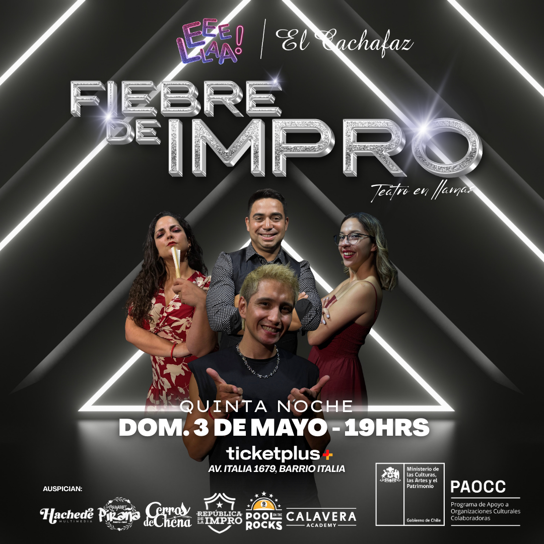 Show de Impro-Fiebre de Impro-Domigo 3 de Mayo 19hrs