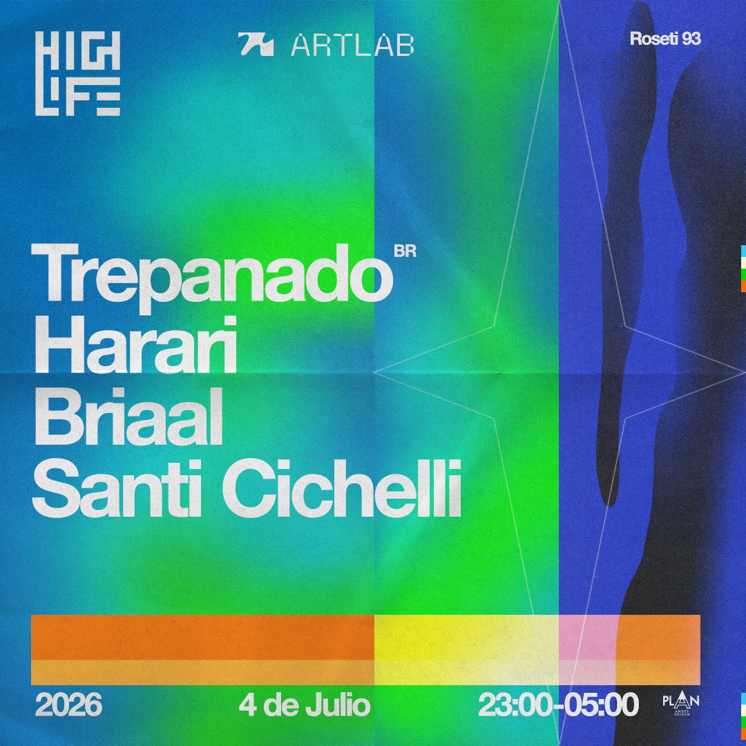 Highlife 04/07 presenta: Trepanado (BR) + Harari + Briaal + Santi Cichelli 