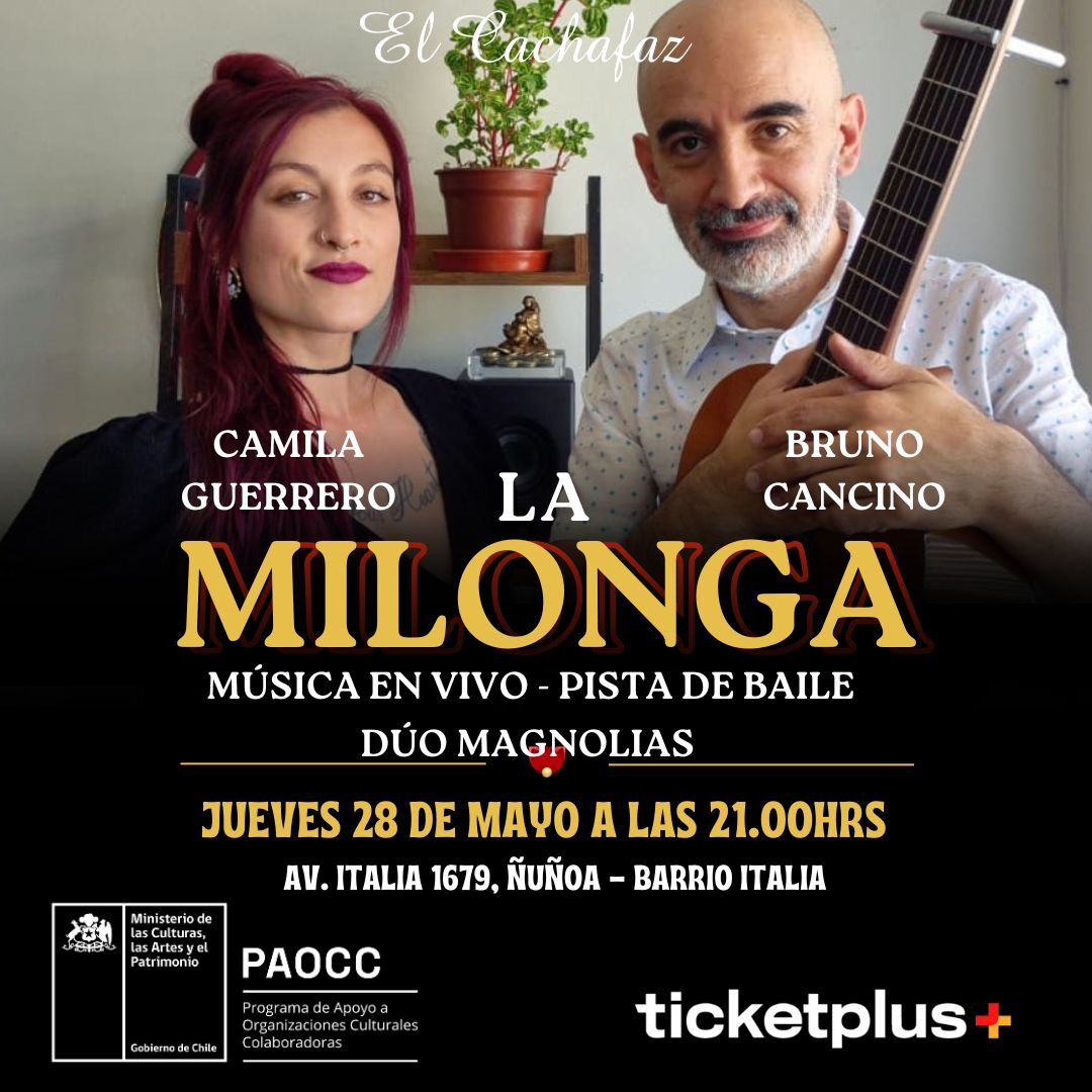 Milonga Jueves 28 Mayo 21hrs 
