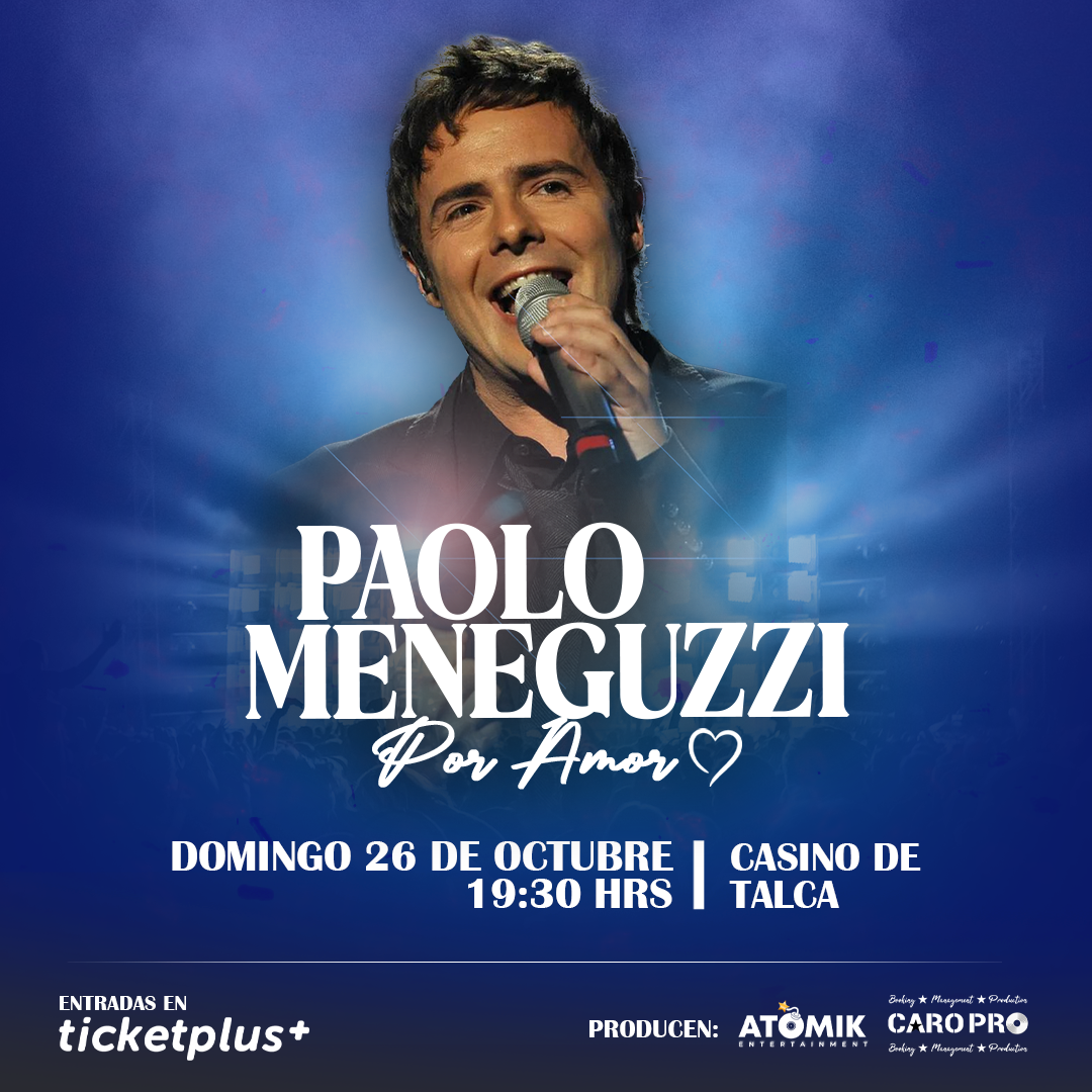Paolo Meneguzzi en Casino Talca