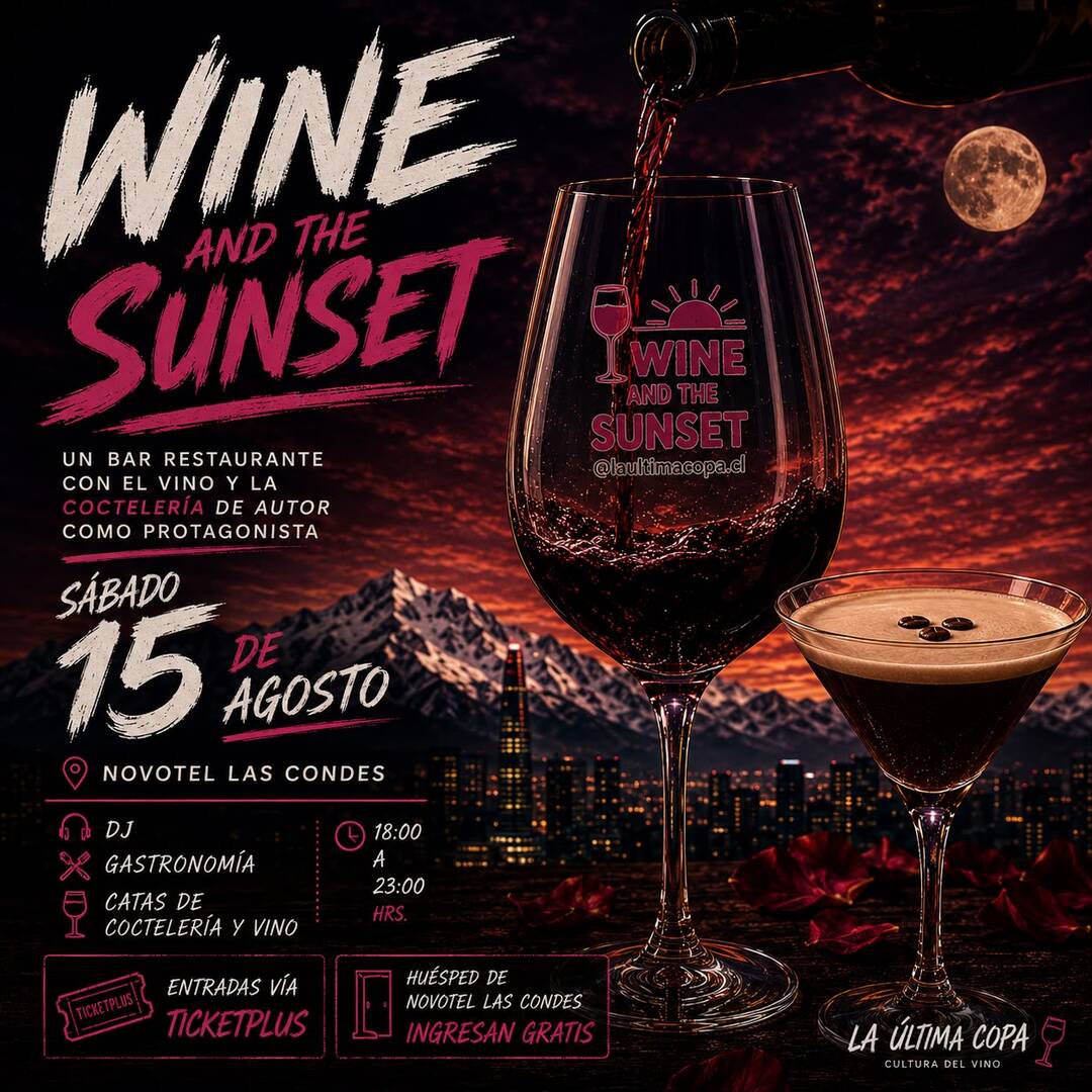 WINE AND THE SUNSET – SANTIAGO 🍷🌇
