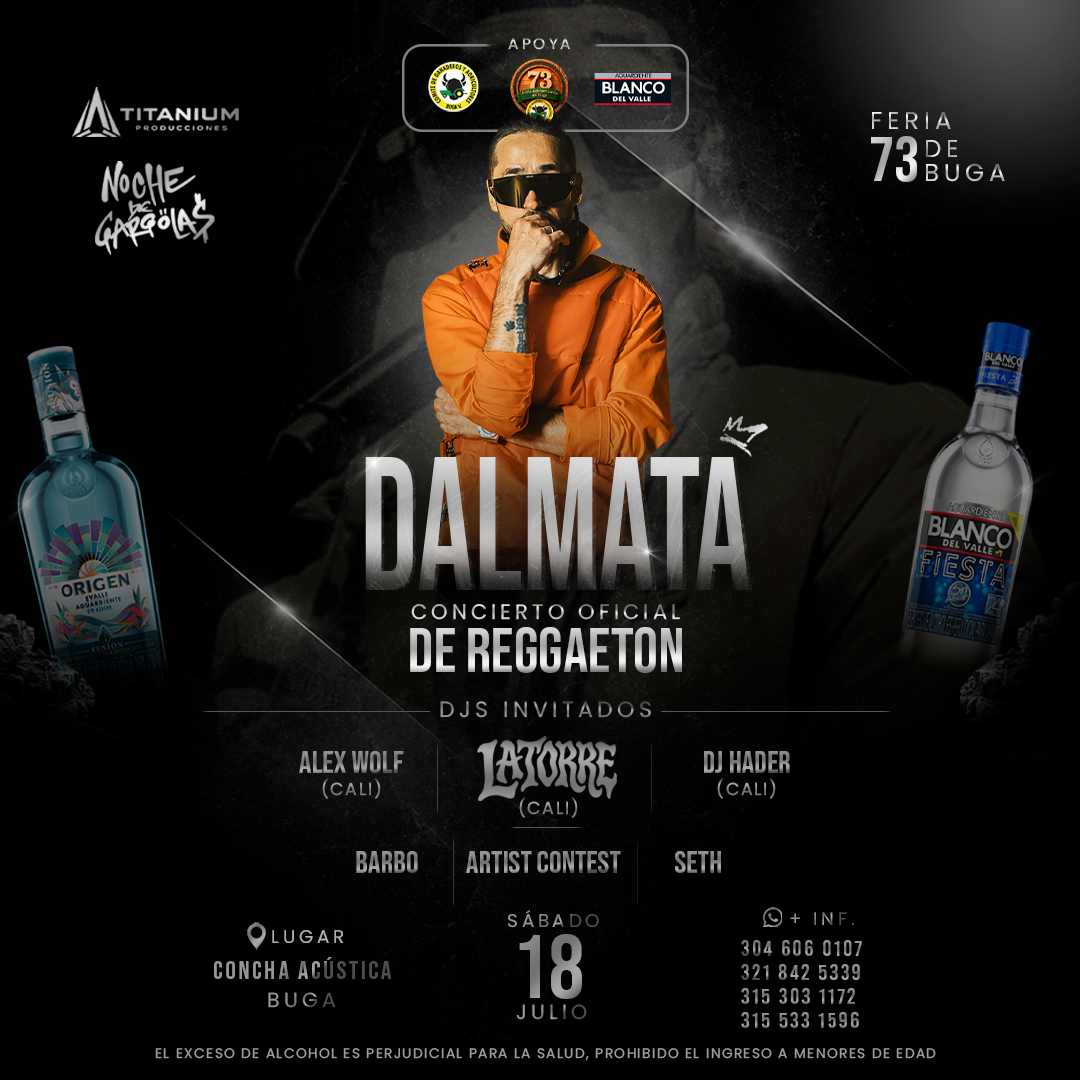 Super Concierto Oficial de Reggaetón | Feria 73 de Buga.