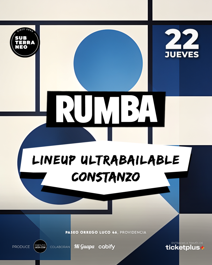 RUMBA Full Ultrabailable ★ JUEVES 22 OCTUBRE ★ Club Subterráneo (+21M & +23H)