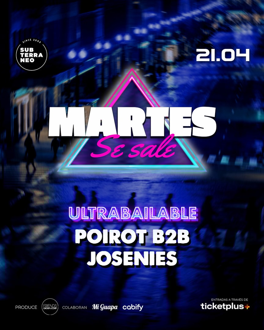 MARTES SE SALE! ★ MARTES 21 ABRIL ★ Club Subterráneo (+21)
