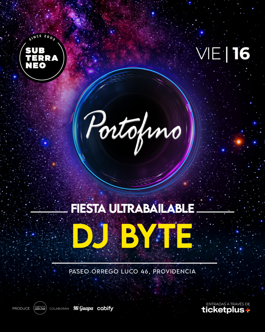 PORTOFINO Full ultrabailable ★ VIERNES 16 OCTUBRE ★ Club Subterráneo (+23)
