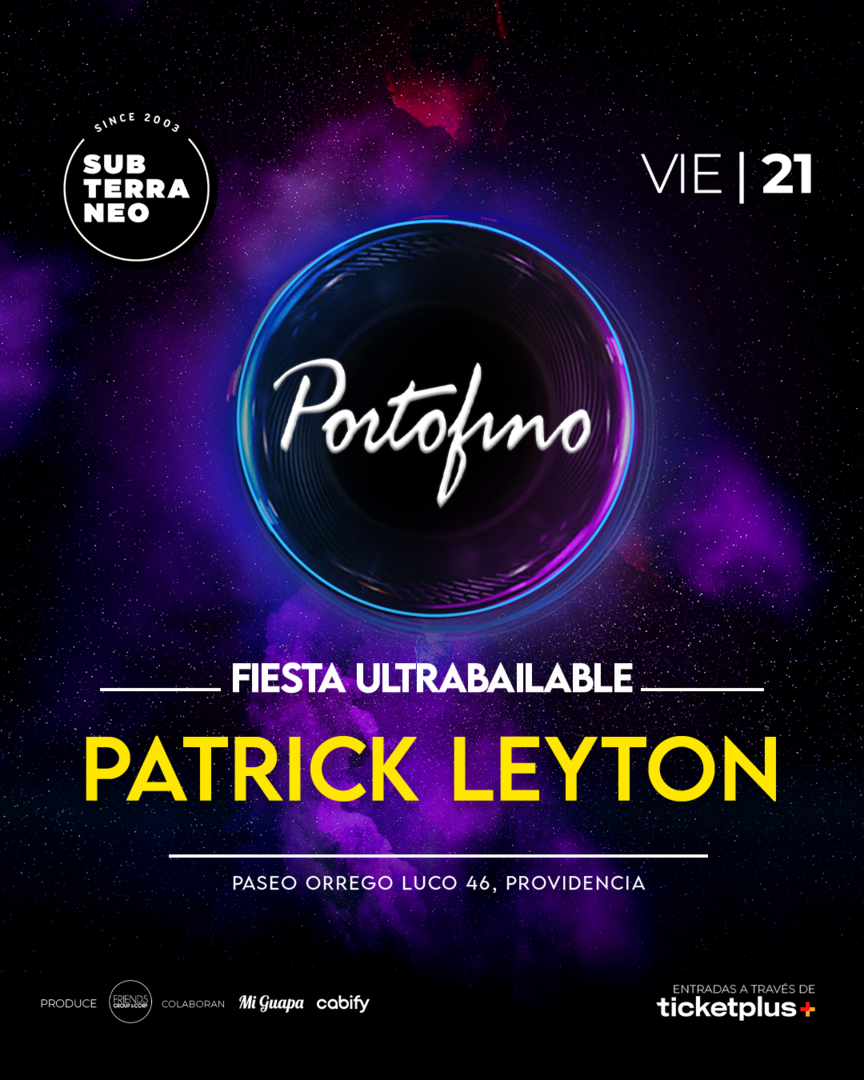 PORTOFINO Full ultrabailable ★ VIERNES 21 AGOSTO ★ Club Subterráneo (+23)