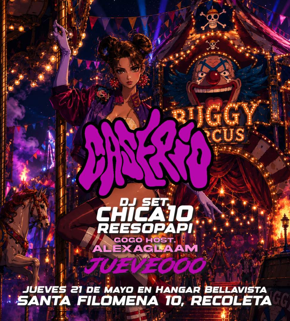 JUEVEOOO 😈 en Caserío Fiesta 21 de Mayo en Hangar Bellavista