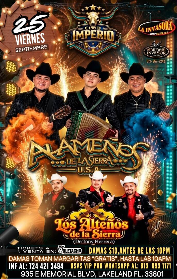 Alameños de la Sierra USA-Los Alteños de la Sierra-Club Imperio