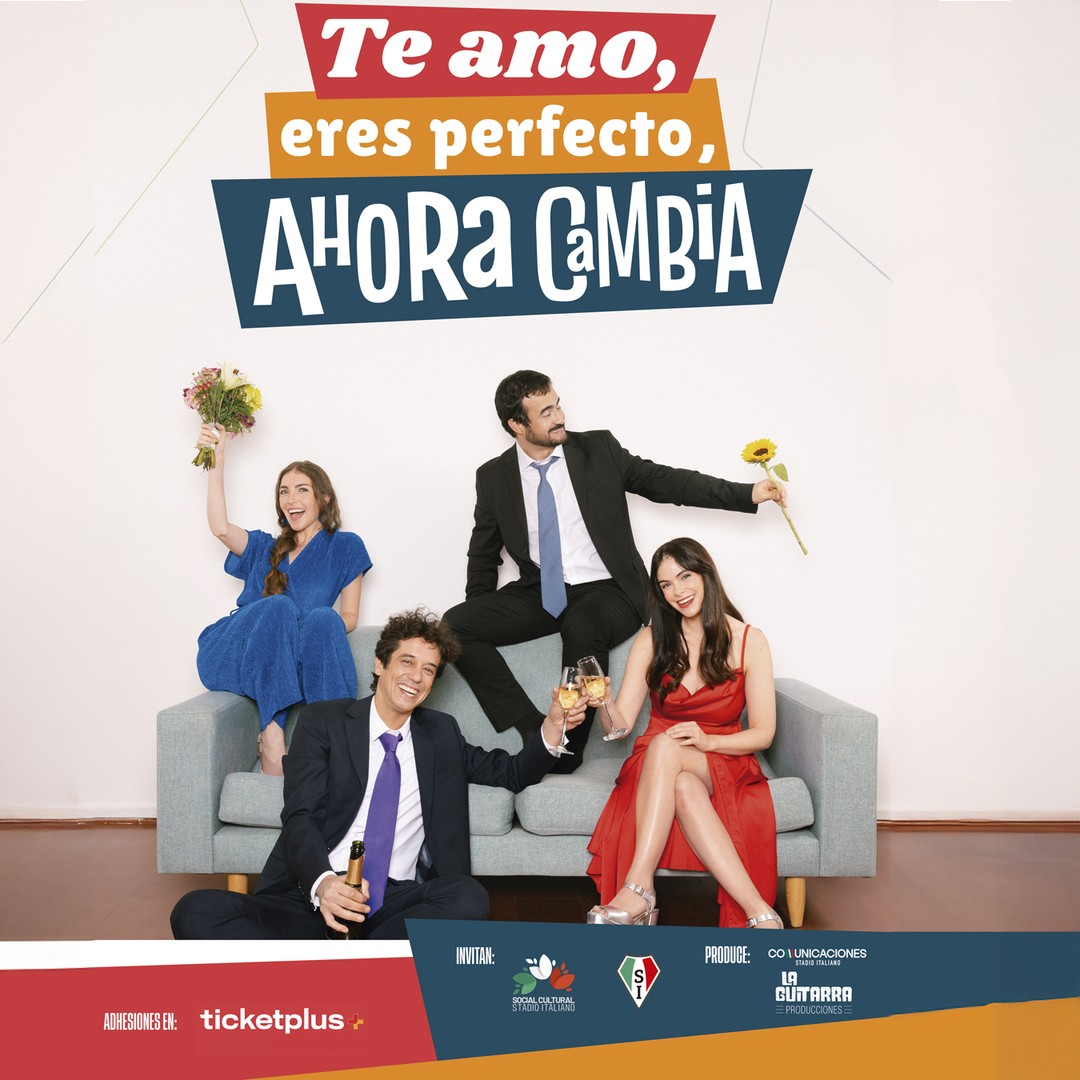 Te amo, eres perfecto. Ahora cambia