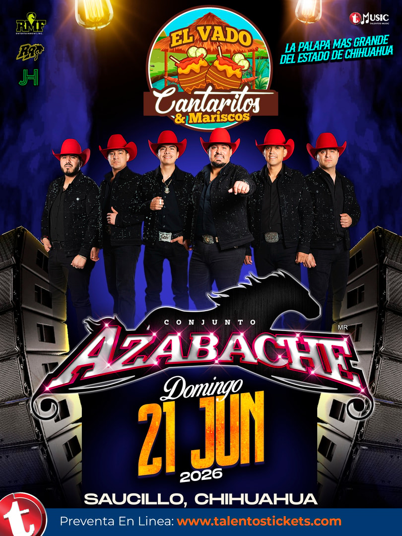 Conjunto Azabache en Mariscos y Cantaritos el Vado de Saucillo Chihuahua