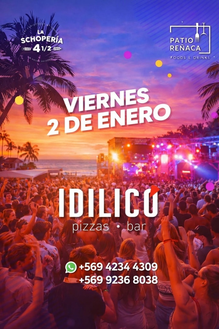 Idilico Reñaca presenta: Summer Party | VIERNES 2 de Ernero