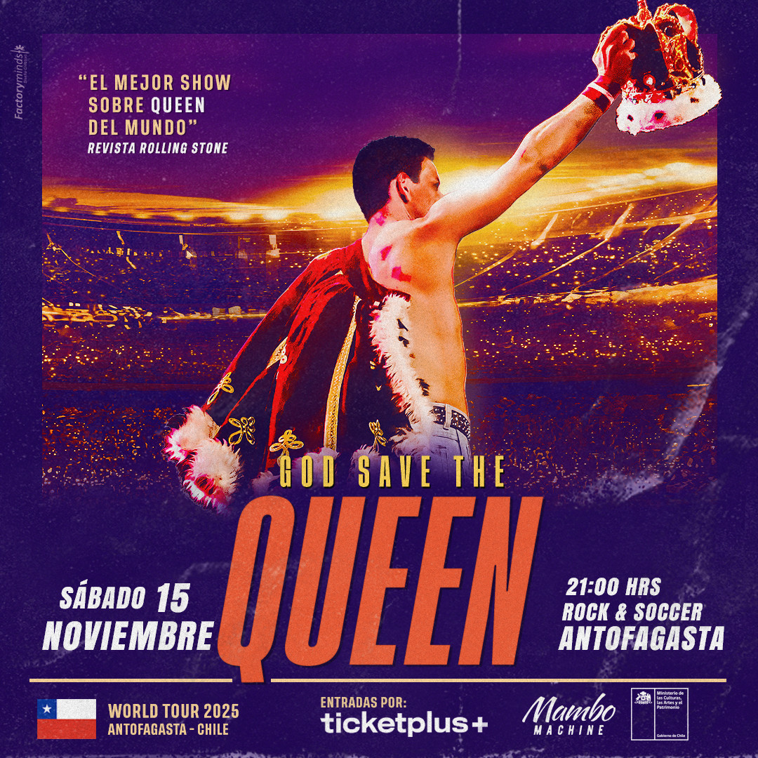 Dios Salve a la Reina en Rock & Soccer Antofagasta