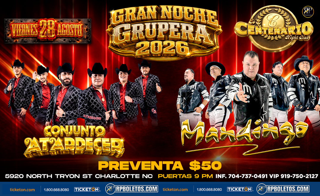 Conjunto Atardecer-Mandingo-Centenario Night Club-Charlotte-NC