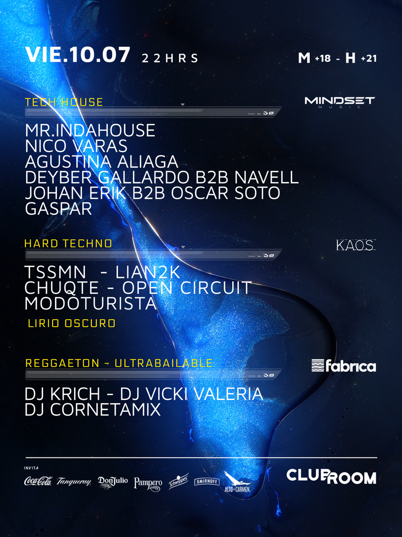 Clubroom Presenta @ Viernes 10 Julio