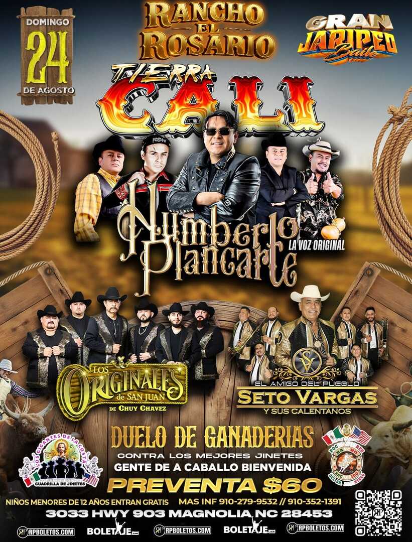 Humberto Plancarte-Originales de San Juan-Seto Vargas-Rancho El Rosario-Magnolia NC