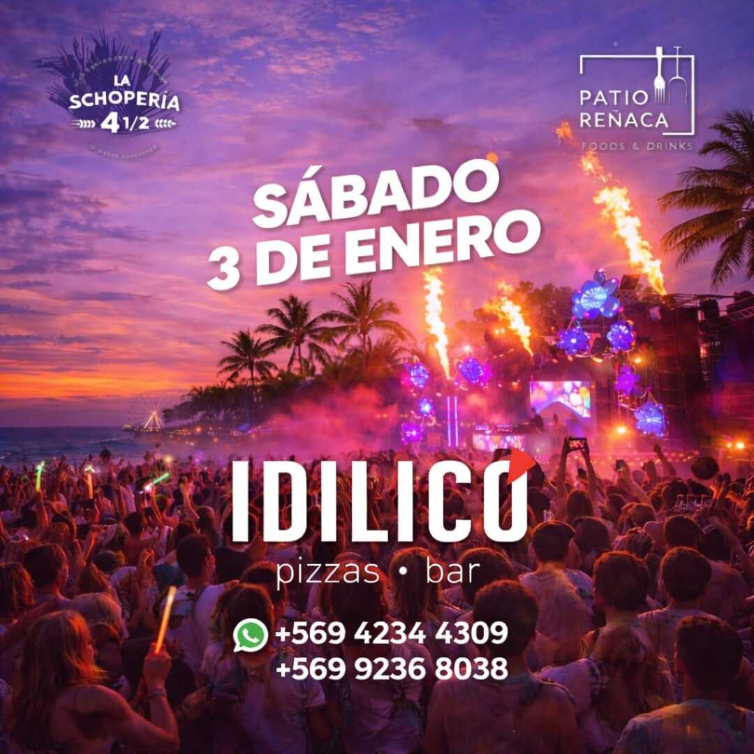 Idilico Reñaca presenta: Summer Party | Sabado 3 de Enero