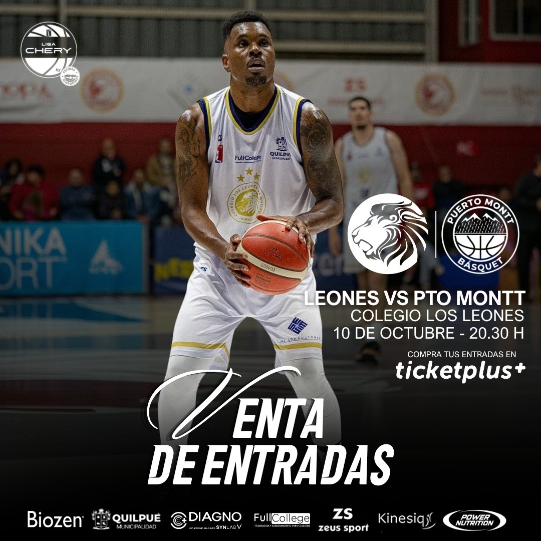 CDC Los Leones vs Puerto Montt Básquet / Liga Chery by Cecinas LLanquihue