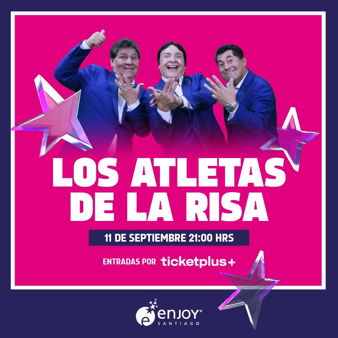 Los Atletas de la risa en Enjoy Santiago