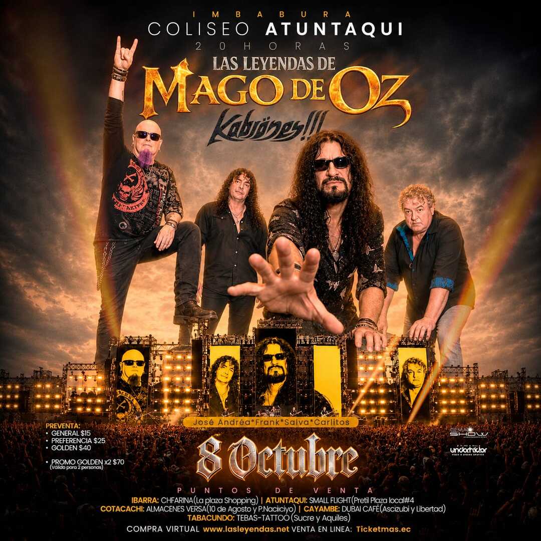 LAS LEYENDAS DE MAGO DE OZ KABRONES - ATUNTAQUI