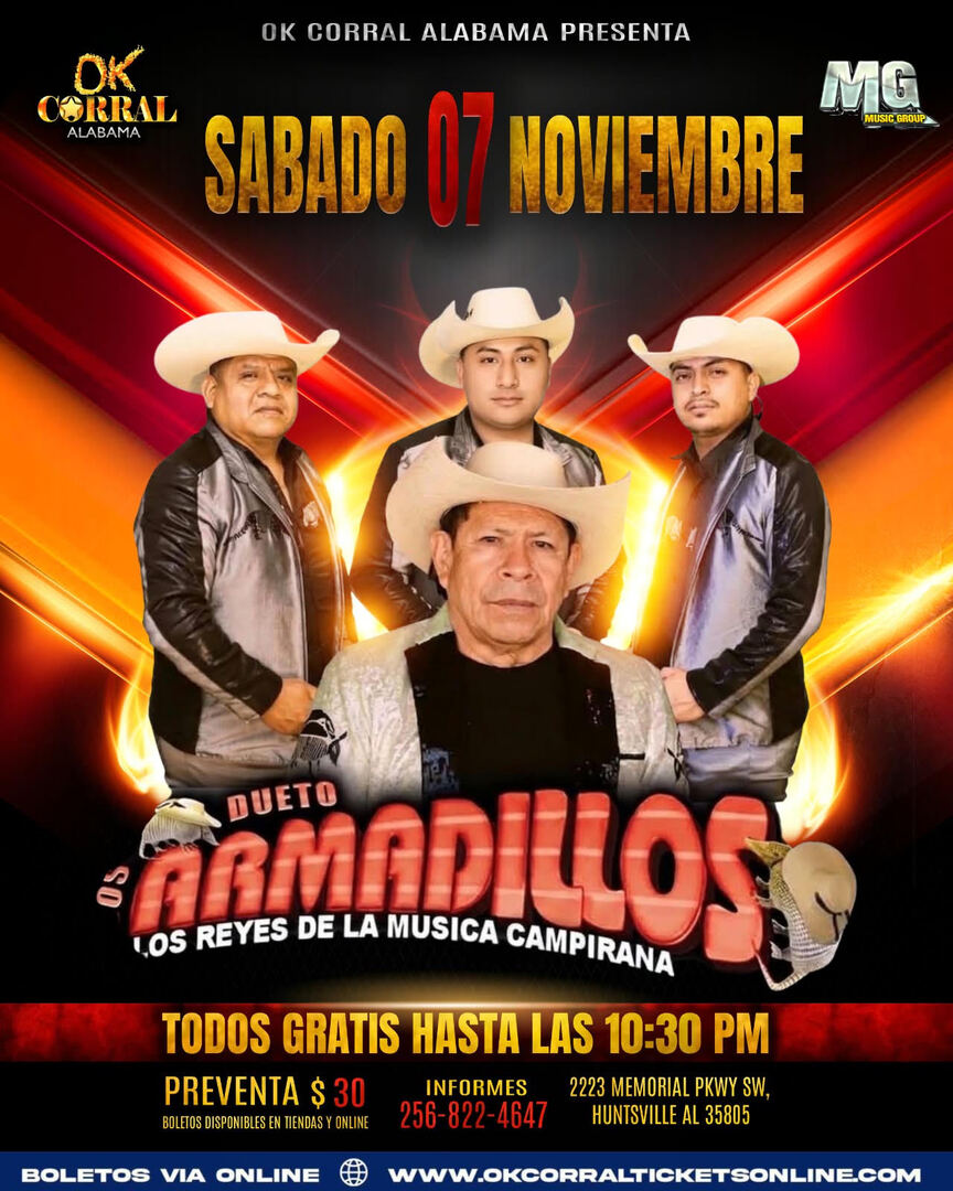 Los Armadillos Los Reyes de la Musica Campirana