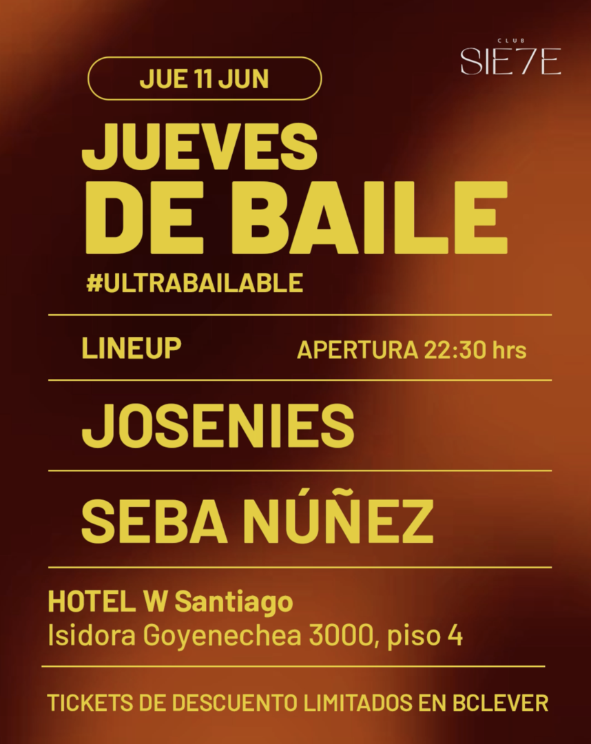 JUEVES DE BAILE ★ JUEVES 11 JUNIO ★ Club Siete 