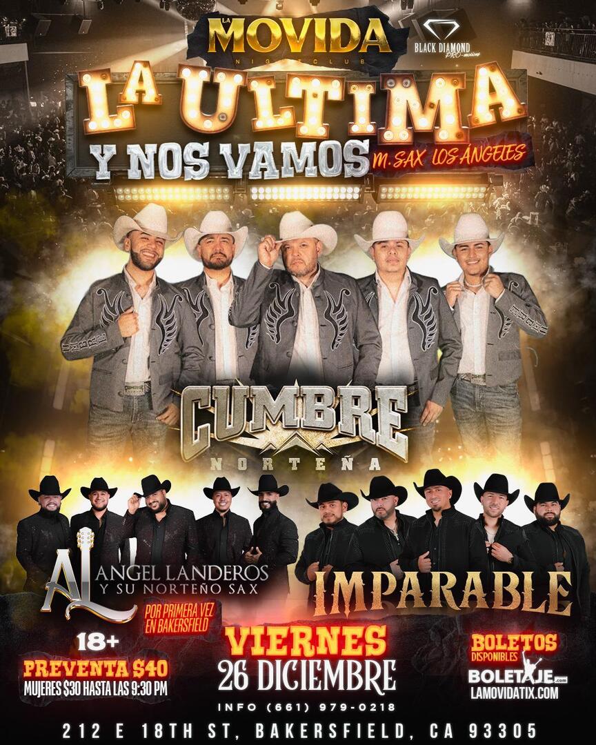 La Ultima y nos Vamos-Cumbre Nortena-Angel Landeros y su Norteno Sax-Imparable