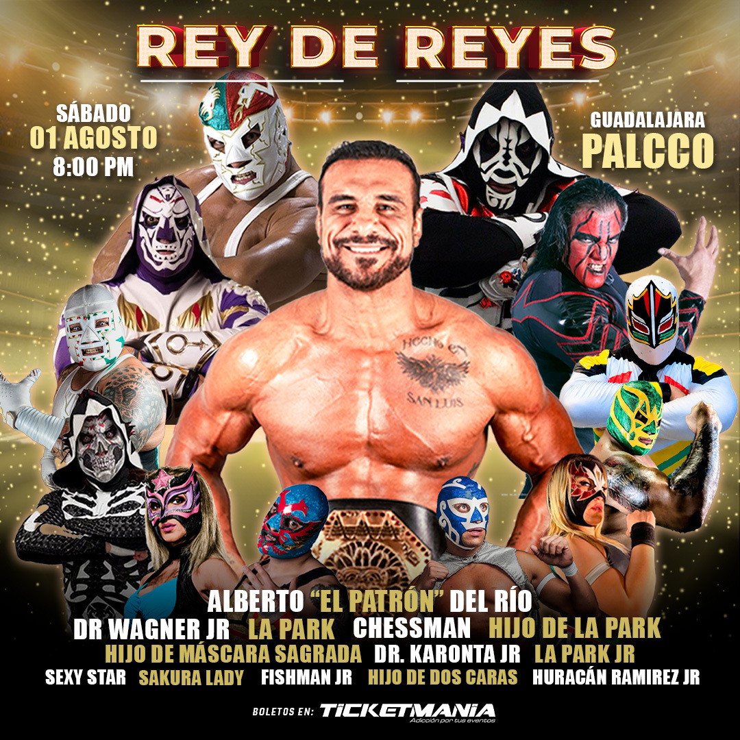 Lucha libre Rey de Reyes en Guadalajara