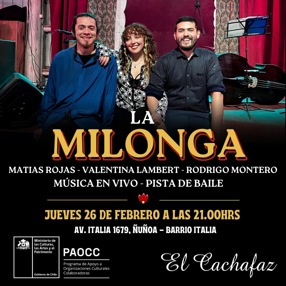 Milonga Jueves 26 Febrero 21hrs 