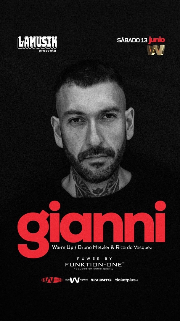 SABADO 13 JUNIO / GIANNI @ CLUB W