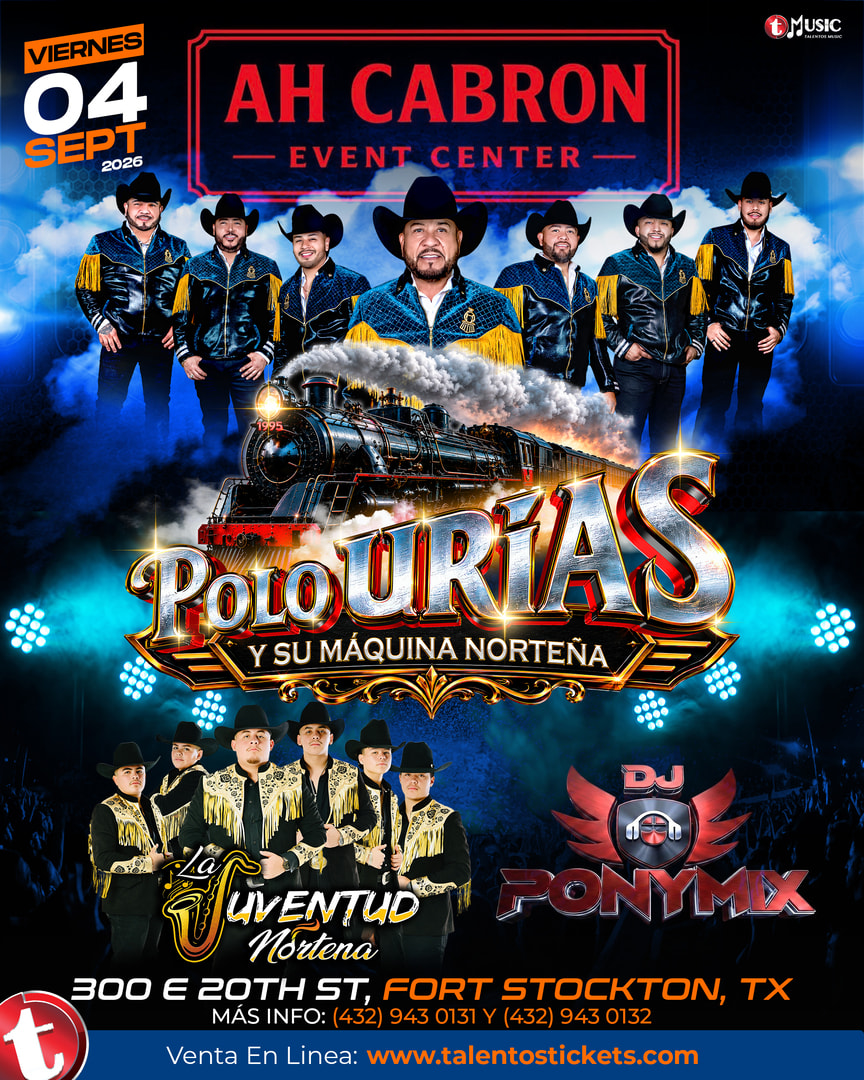 Polo Urias y La Maquina Norteña en Ah Cabron Event Center de Fort Stockton, Texas