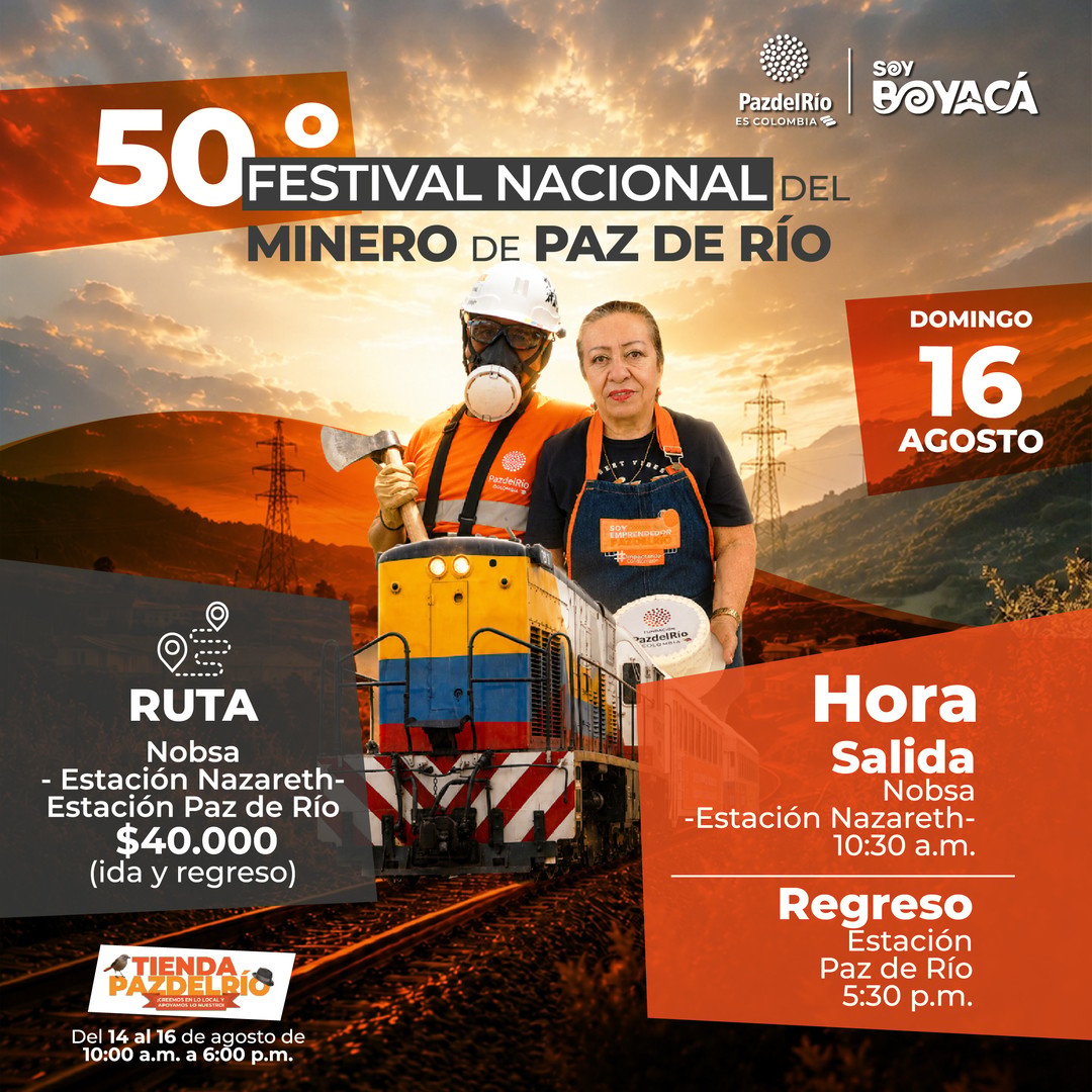 TREN DE LA VIDA Y LA ESPERANZA FESTIVAL DEL MINERO