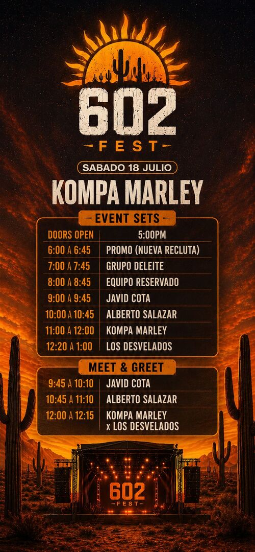 602 Fest-Kompa Marley-Los Desvelados-Alberto Salazar-Javid Cota-Equipo Reservado-Grupo Deleite