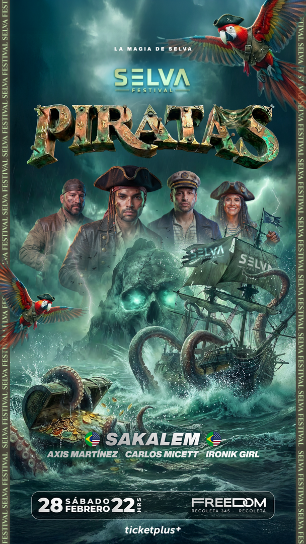 SELVA PIRATAS - SPOT FREEDOM - 22:00 - 28 DE FEBRERO