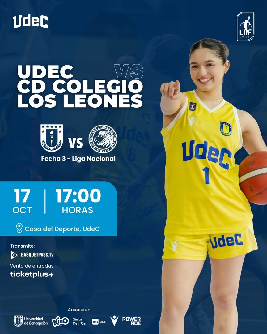 CD UdeC vs CDC  Los Leones - Liga Nacional Femenina Clausura