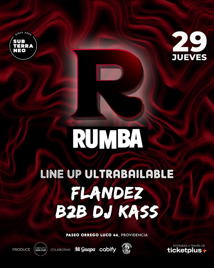 RUMBA Full Ultrabailable ★ JUEVES 29 ENERO ★ Club Subterráneo (+21M & +23H)