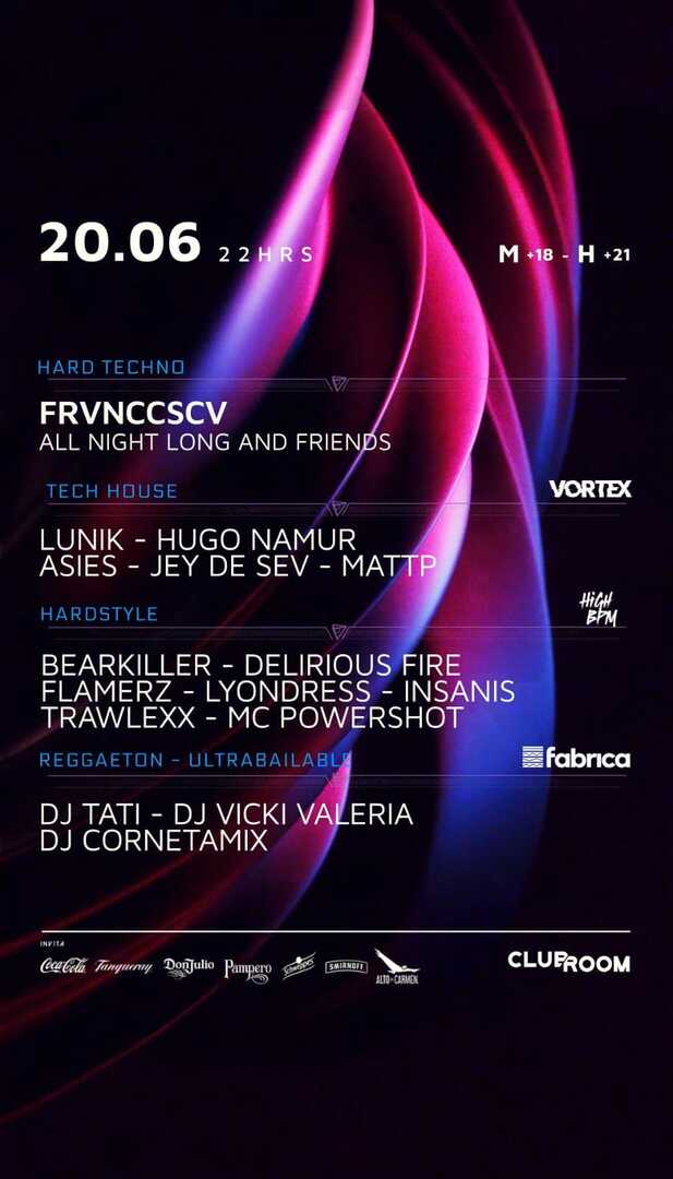 Clubroom Presenta @ Sábado 20 Junio