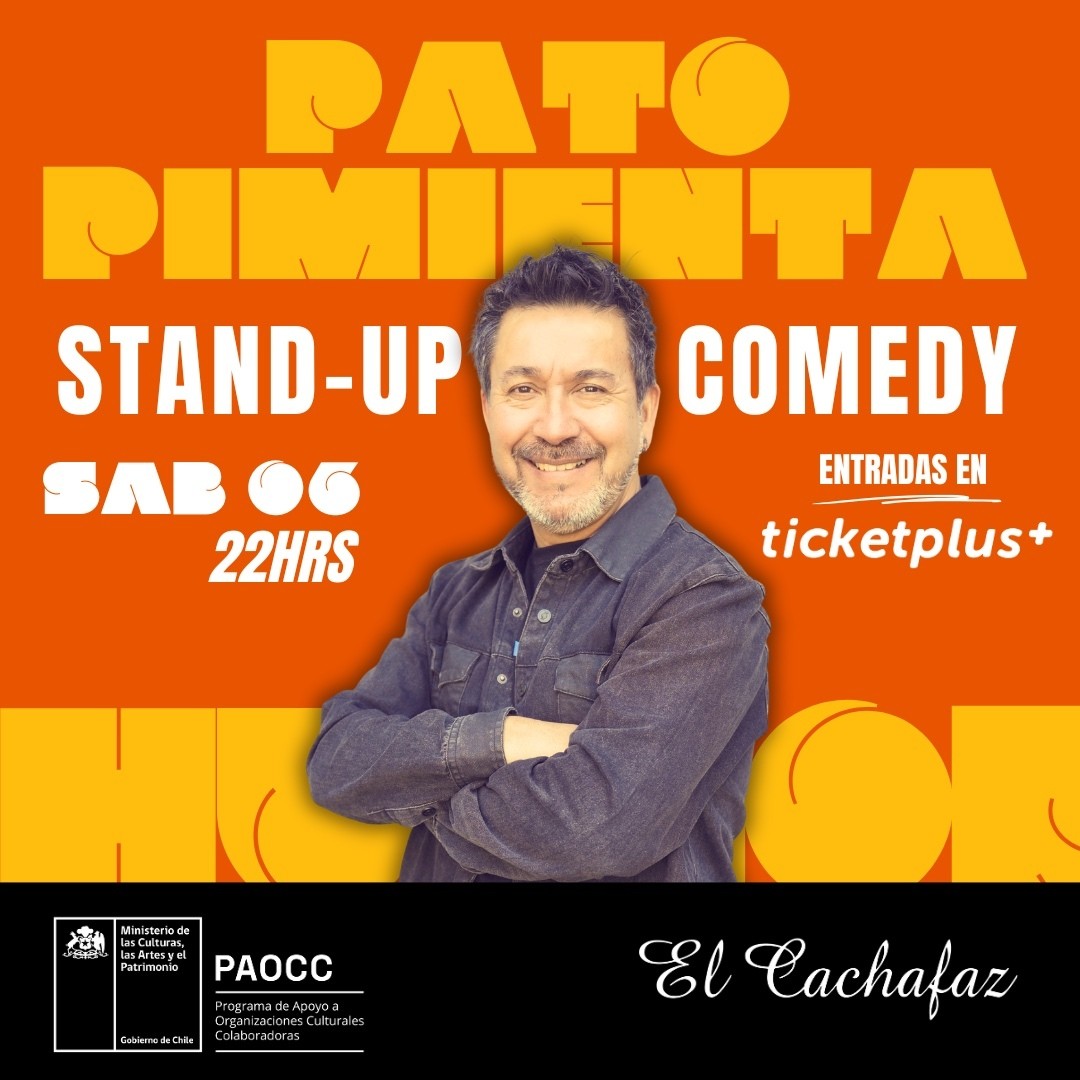 Show Stand Up-Pato Pimienta Sabado 6 de Septiembre 22 hrs