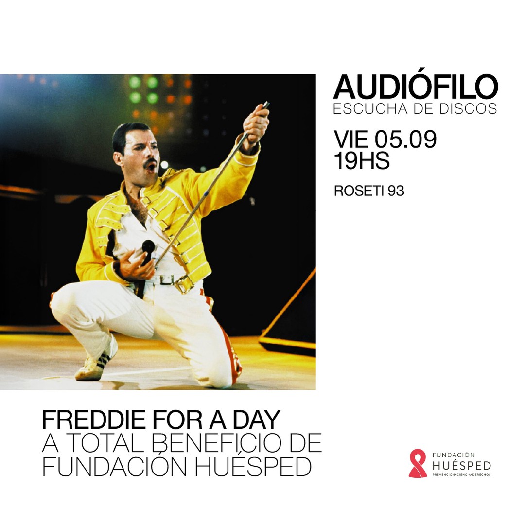 Escucha de Discos - Freddie For a Day - A total Beneficio de Fundación Huésped. 