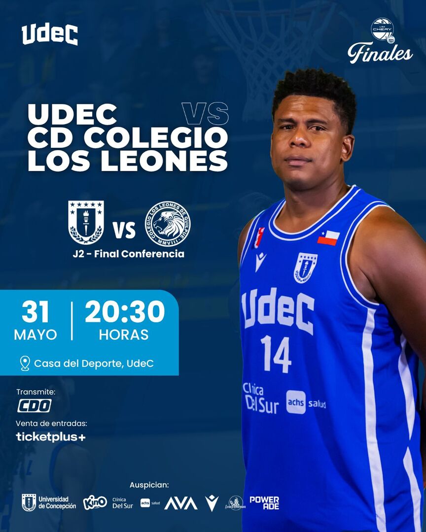 CD UdeC vs CDC Los Leones Liga Chery de Apertura by Cecinas Llanquihue Final de Conferencia - Juego 2