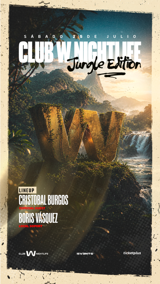 SABADO 25 JULIO / JUNGLE EDITION @ 💃 CLUB W