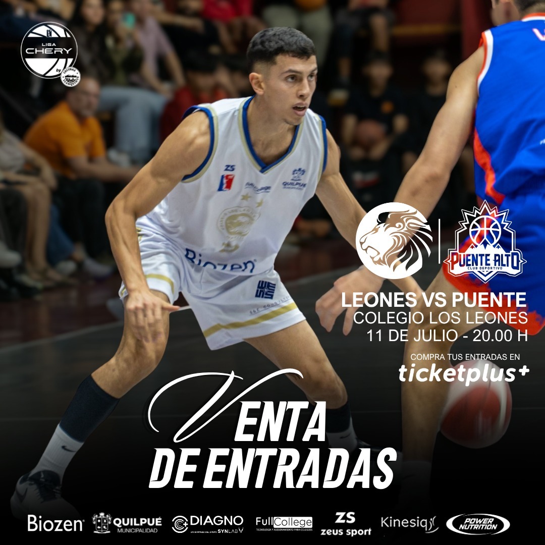 CDC Los Leones vs Municipal Puente Alto / LNB / Liga Chery by Cecinas LLanquihue
