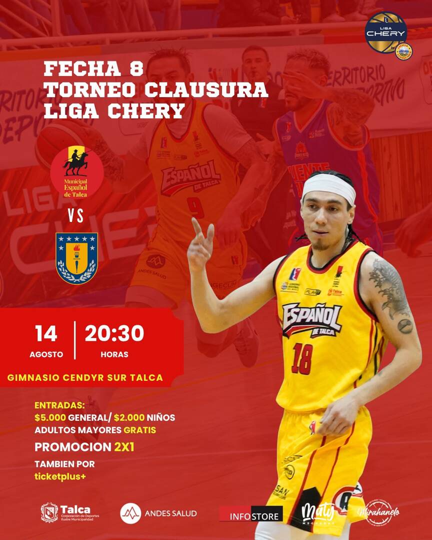 Municipal Español de Talca vs Universidad de Concepción  / LNB Liga CHERY by Cecinas Llanquihue 2026