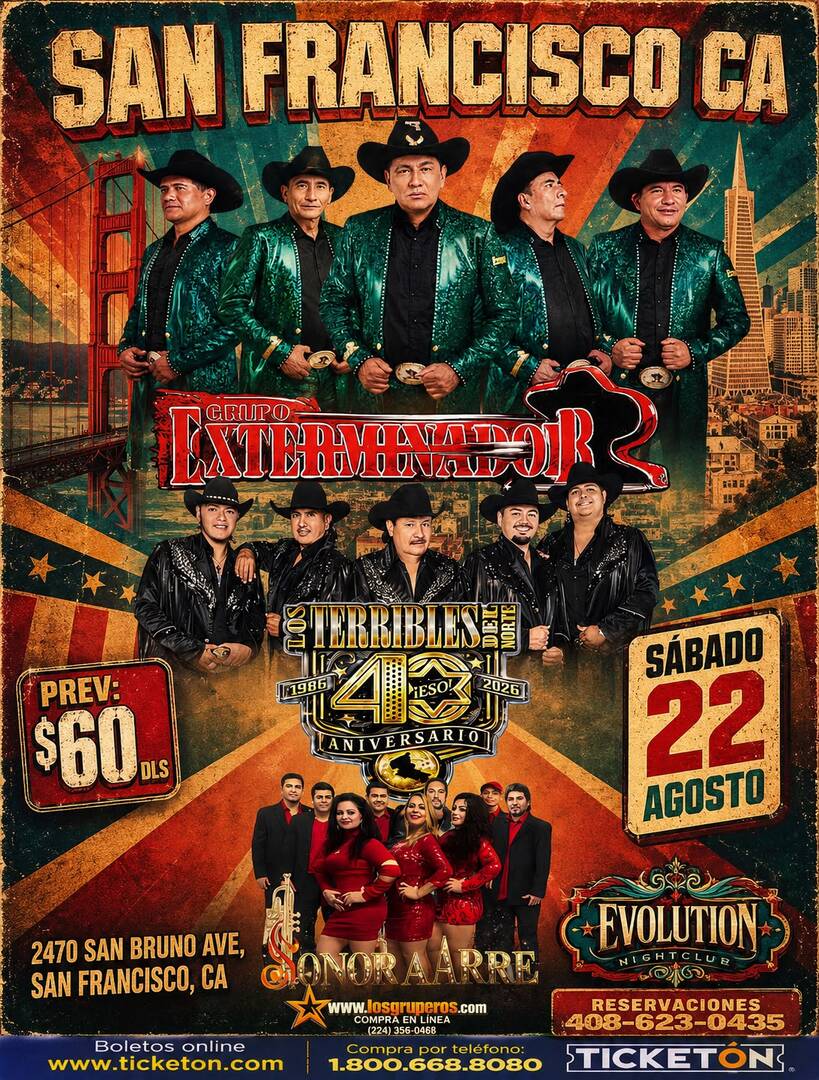 Grupo Exterminador-Los Terribles del Norte-Sonora Arre-Evolution