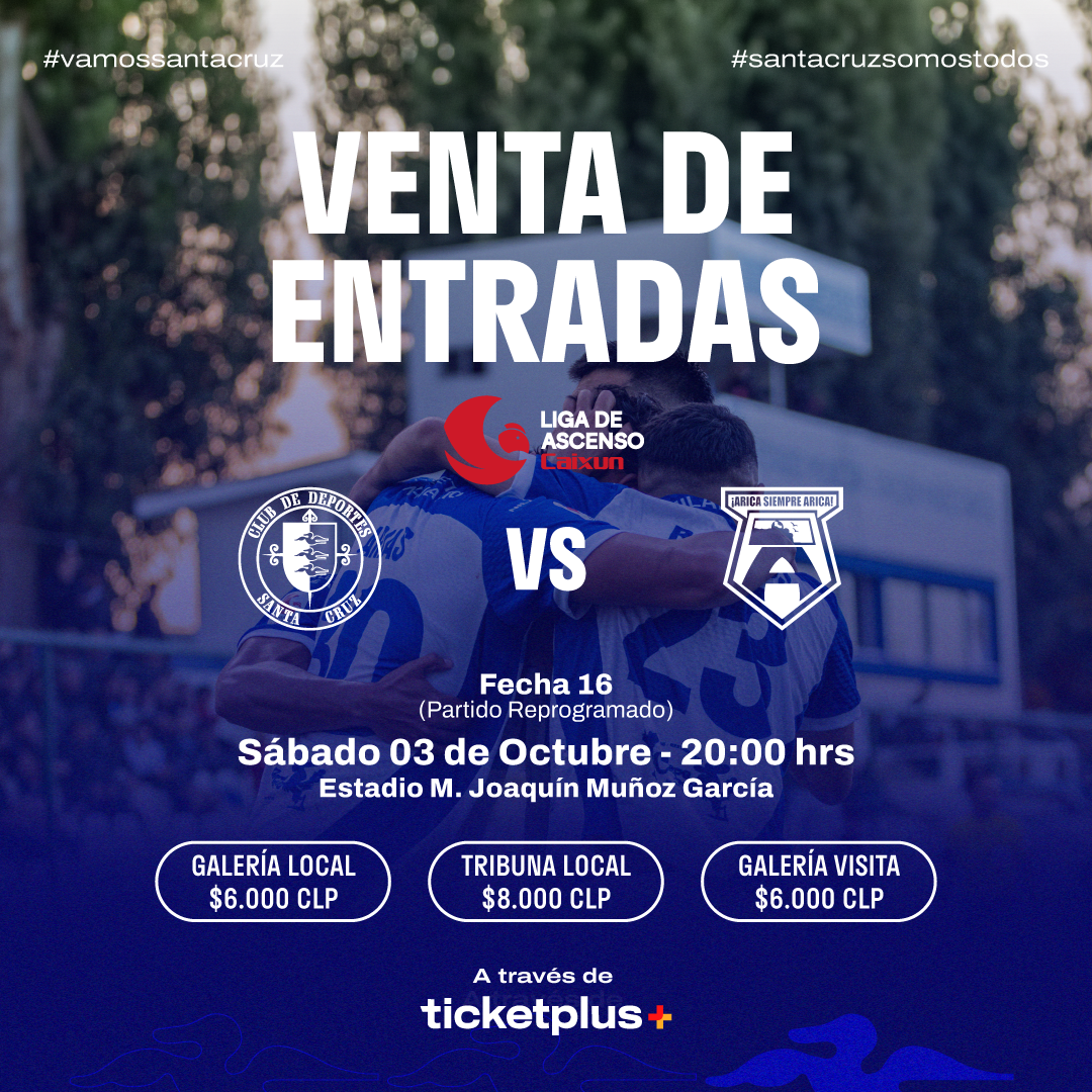 Deportes Santa Cruz vs San Marcos de Arica / Liga de Ascenso Caixun 2026 / Fecha 16