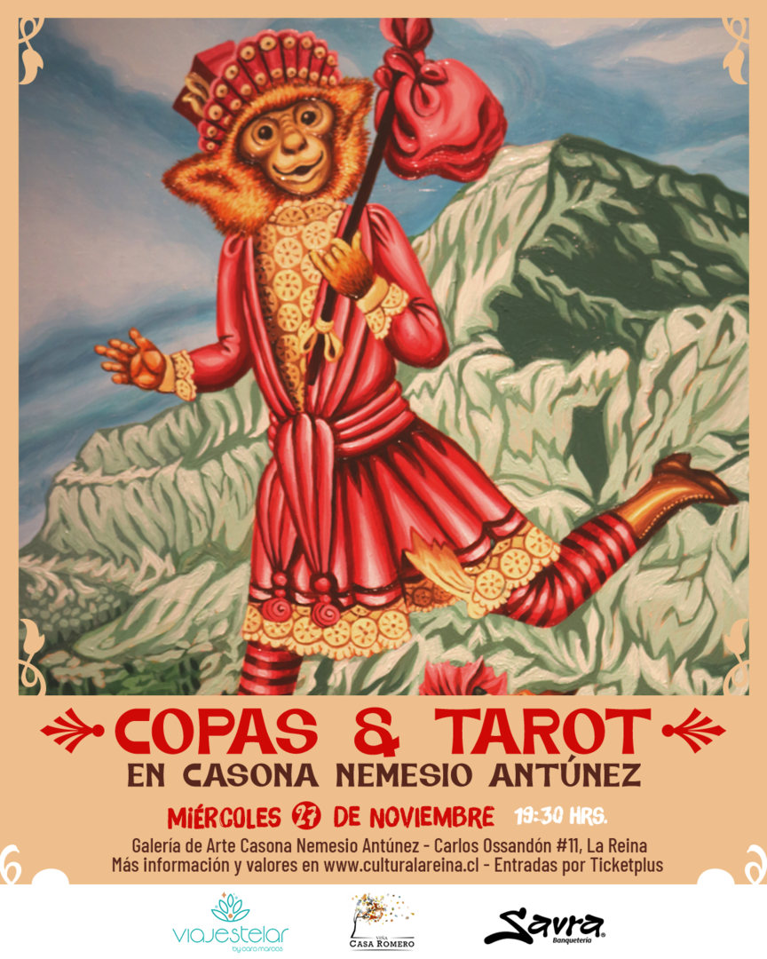 Copas y Tarot en Casona Nemesio Antúnez